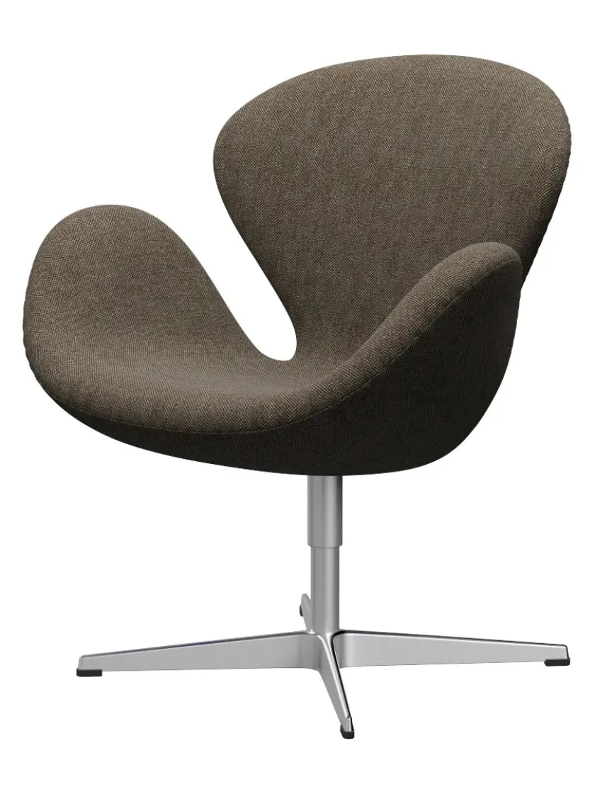 Fritz Hansen 3320 Svanen i stof (prisgruppe 1) af Arne Jacobsen> Lænestole