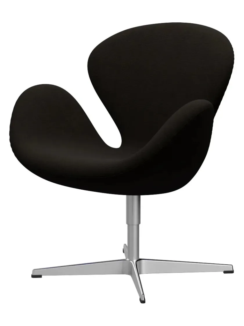 Fritz Hansen 3320 Svanen i stof (prisgruppe 1) af Arne Jacobsen> Lænestole