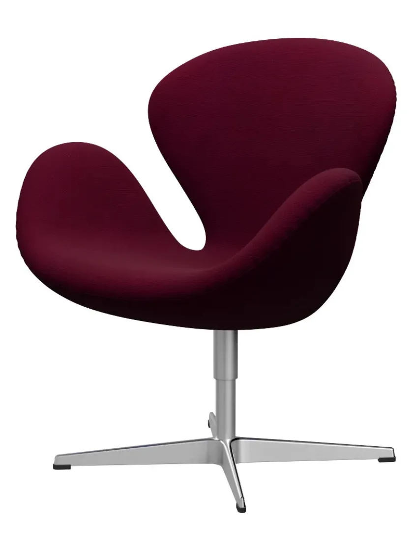 Fritz Hansen 3320 Svanen i stof (prisgruppe 1) af Arne Jacobsen> Lænestole