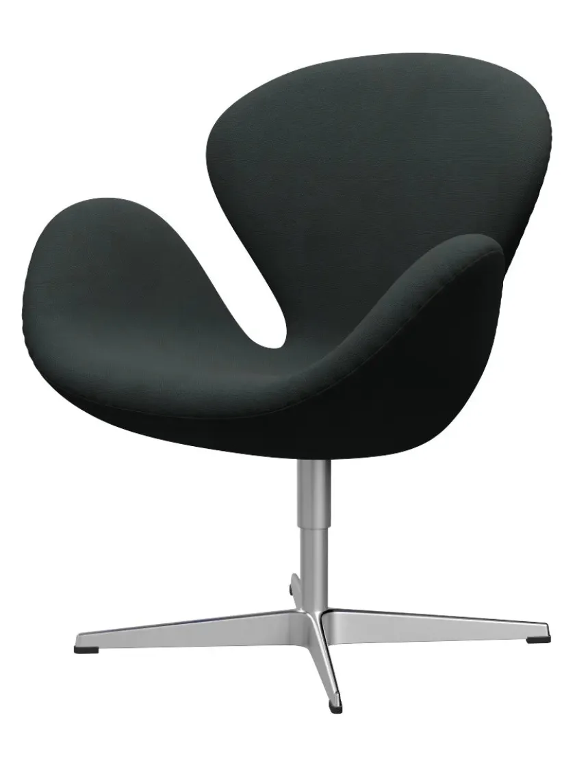 Fritz Hansen 3320 Svanen i stof (prisgruppe 1) af Arne Jacobsen> Lænestole