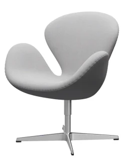 Fritz Hansen 3320 Svanen i stof (prisgruppe 1) af Arne Jacobsen><noscript><img width=