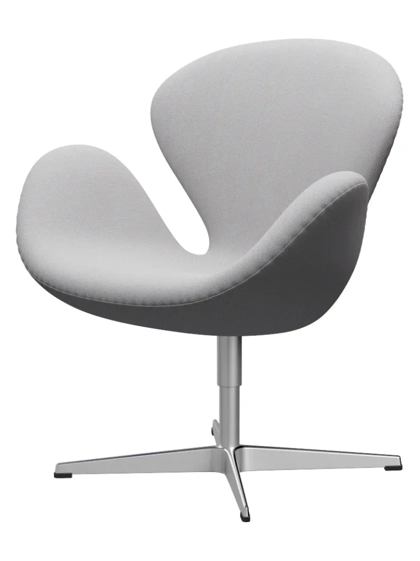 Fritz Hansen 3320 Svanen i stof (prisgruppe 1) af Arne Jacobsen> Lænestole