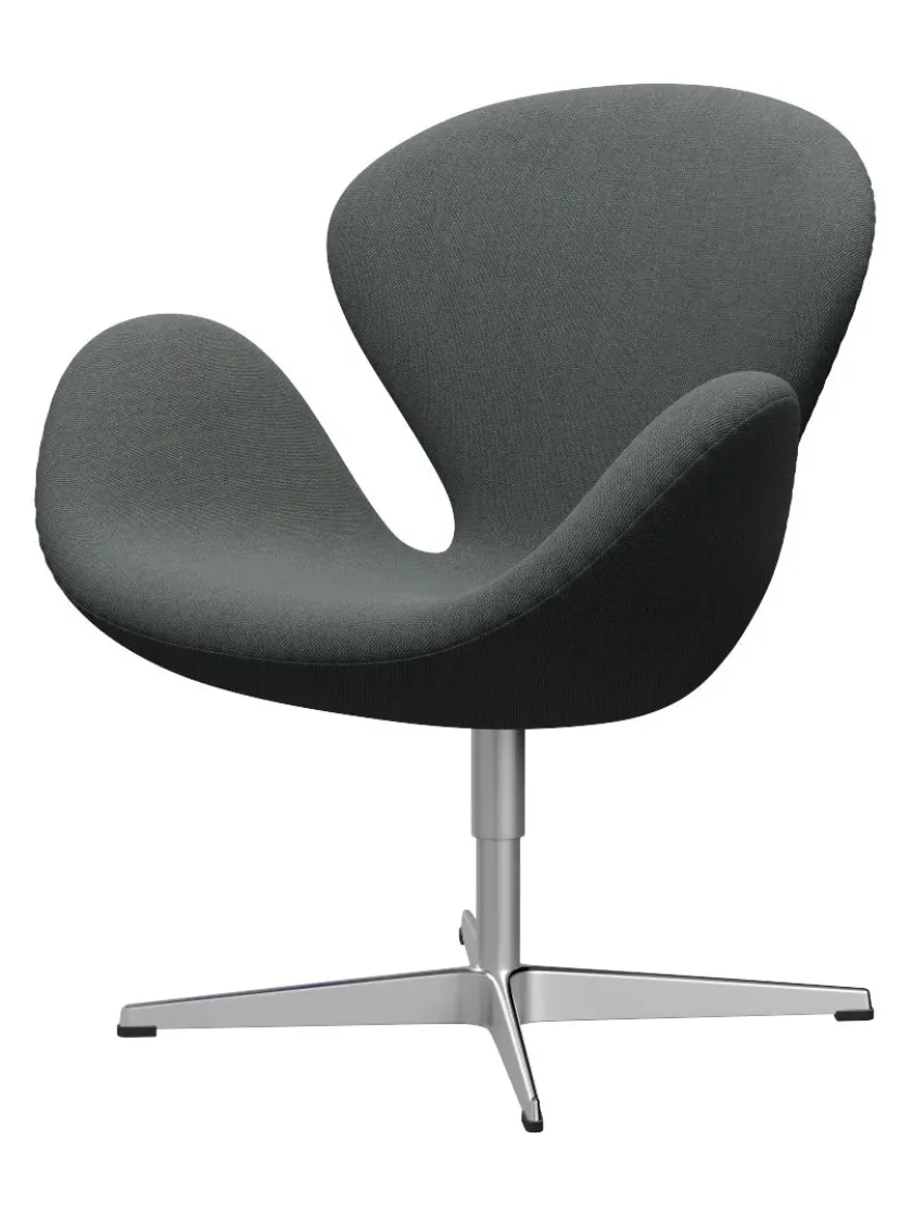 Fritz Hansen 3320 Svanen i stof (prisgruppe 1) af Arne Jacobsen> Lænestole