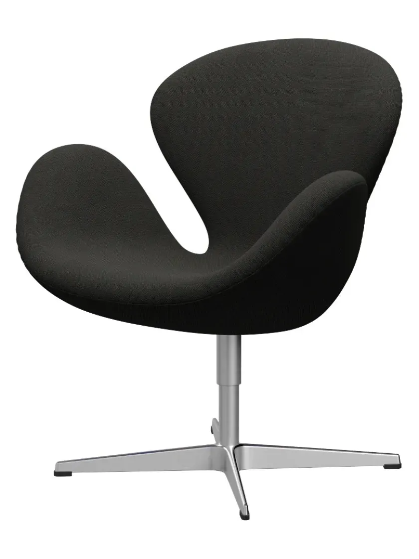 Fritz Hansen 3320 Svanen i stof (prisgruppe 1) af Arne Jacobsen> Lænestole