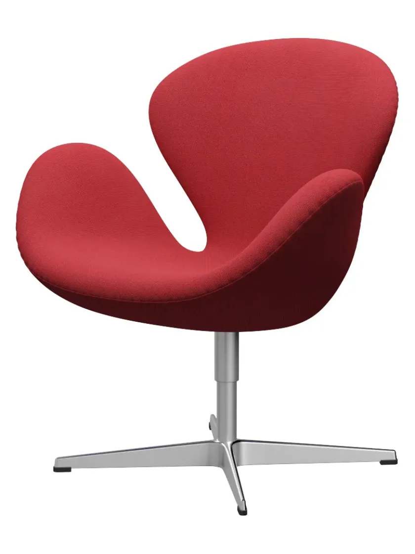 Fritz Hansen 3320 Svanen i stof (prisgruppe 1) af Arne Jacobsen> Lænestole