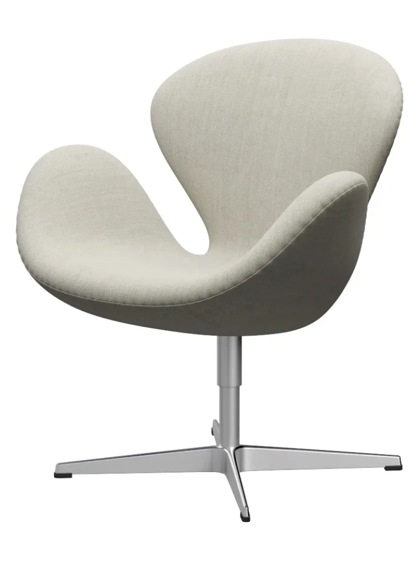 Fritz Hansen 3320 Svanen i stof (prisgruppe 1) af Arne Jacobsen> Lænestole