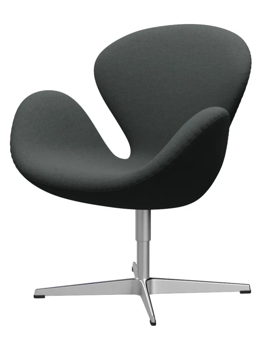 Fritz Hansen 3320 Svanen i stof (prisgruppe 1) af Arne Jacobsen> Lænestole