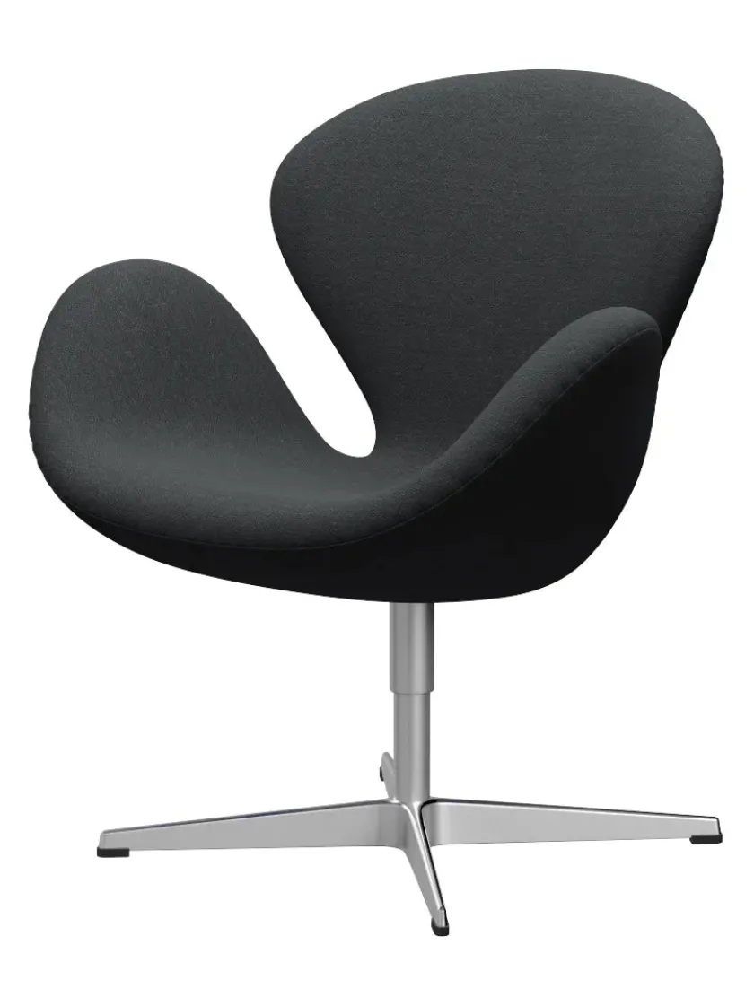 Fritz Hansen 3320 Svanen i stof (prisgruppe 1) af Arne Jacobsen> Lænestole