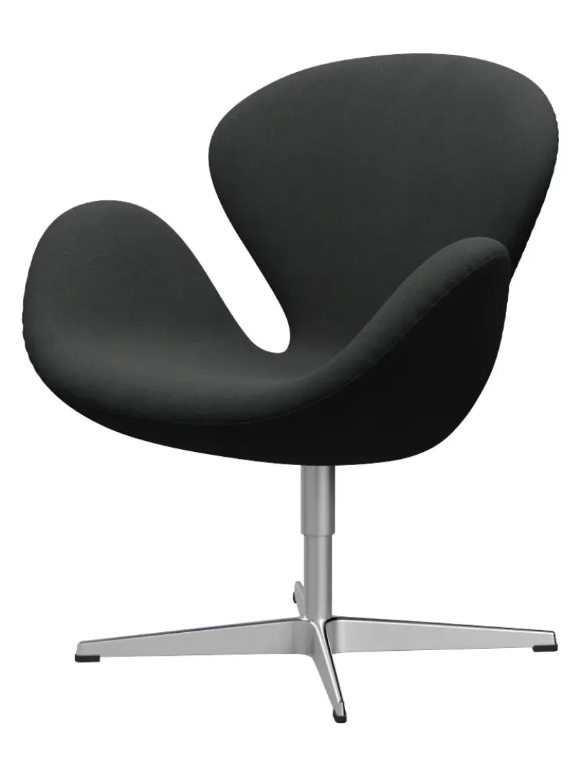 Fritz Hansen 3320 Svanen i stof (prisgruppe 1) af Arne Jacobsen> Lænestole