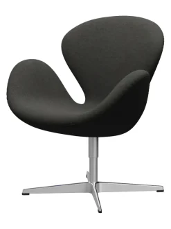 Fritz Hansen 3320 Svanen i stof (prisgruppe 1) af Arne Jacobsen><noscript><img width=