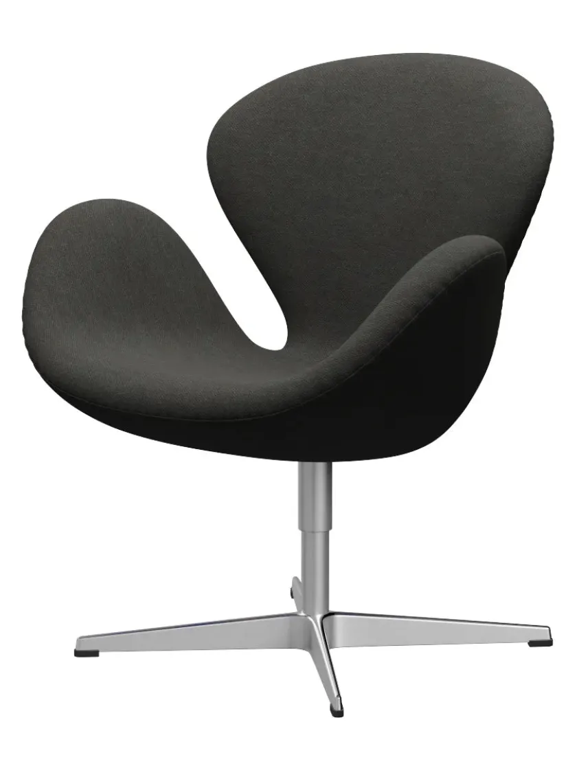 Fritz Hansen 3320 Svanen i stof (prisgruppe 1) af Arne Jacobsen> Lænestole