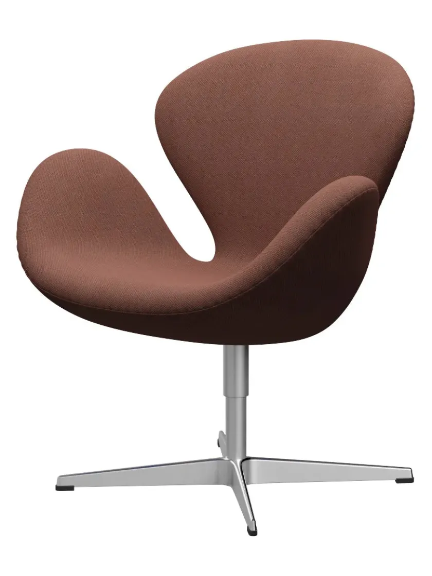 Fritz Hansen 3320 Svanen i stof (prisgruppe 1) af Arne Jacobsen> Lænestole