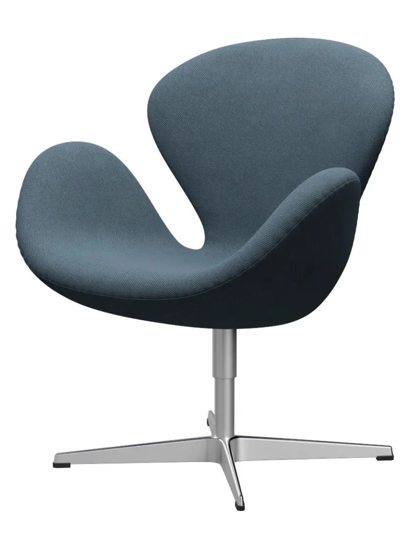 Fritz Hansen 3320 Svanen i stof (prisgruppe 1) af Arne Jacobsen> Lænestole