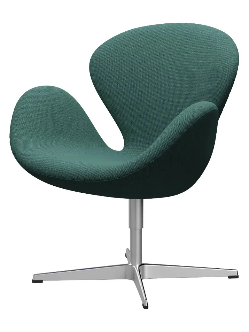 Fritz Hansen 3320 Svanen i stof (prisgruppe 1) af Arne Jacobsen> Lænestole