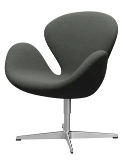 Fritz Hansen 3320 Svanen i stof (prisgruppe 1) af Arne Jacobsen><noscript><img width=