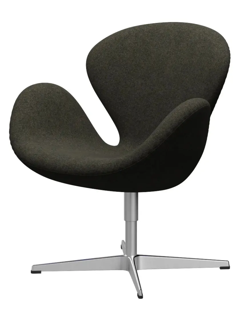 Fritz Hansen 3320 Svanen i stof (prisgruppe 1) af Arne Jacobsen> Lænestole