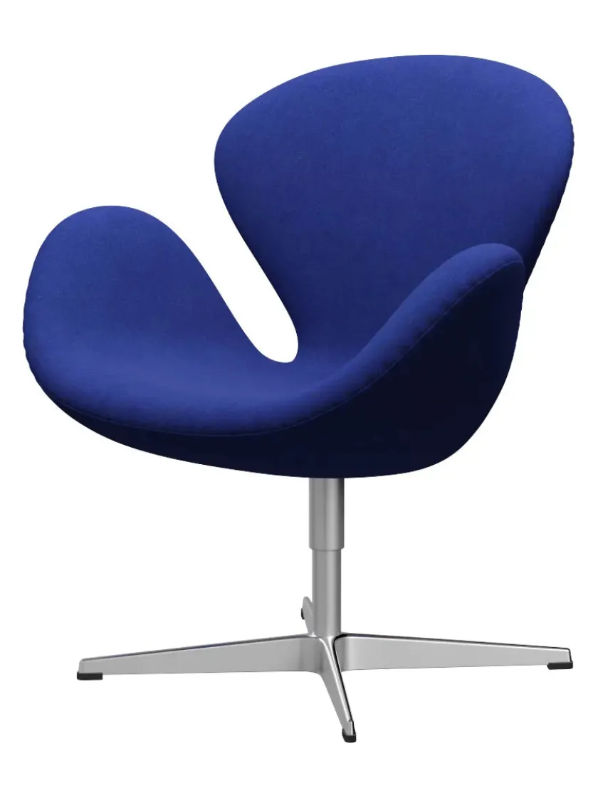 Fritz Hansen 3320 Svanen i stof (prisgruppe 1) af Arne Jacobsen> Lænestole