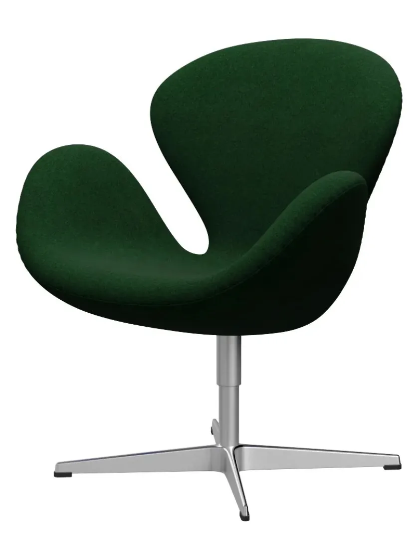 Fritz Hansen 3320 Svanen i stof (prisgruppe 1) af Arne Jacobsen> Lænestole
