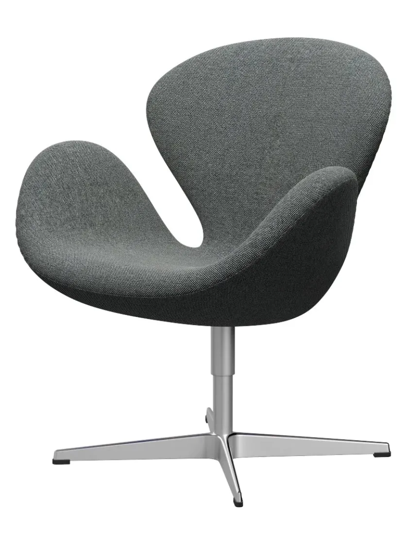 Fritz Hansen 3320 Svanen i stof (prisgruppe 1) af Arne Jacobsen> Lænestole