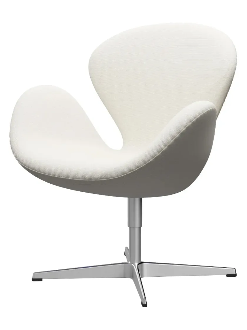 Fritz Hansen 3320 Svanen i stof (prisgruppe 1) af Arne Jacobsen> Lænestole