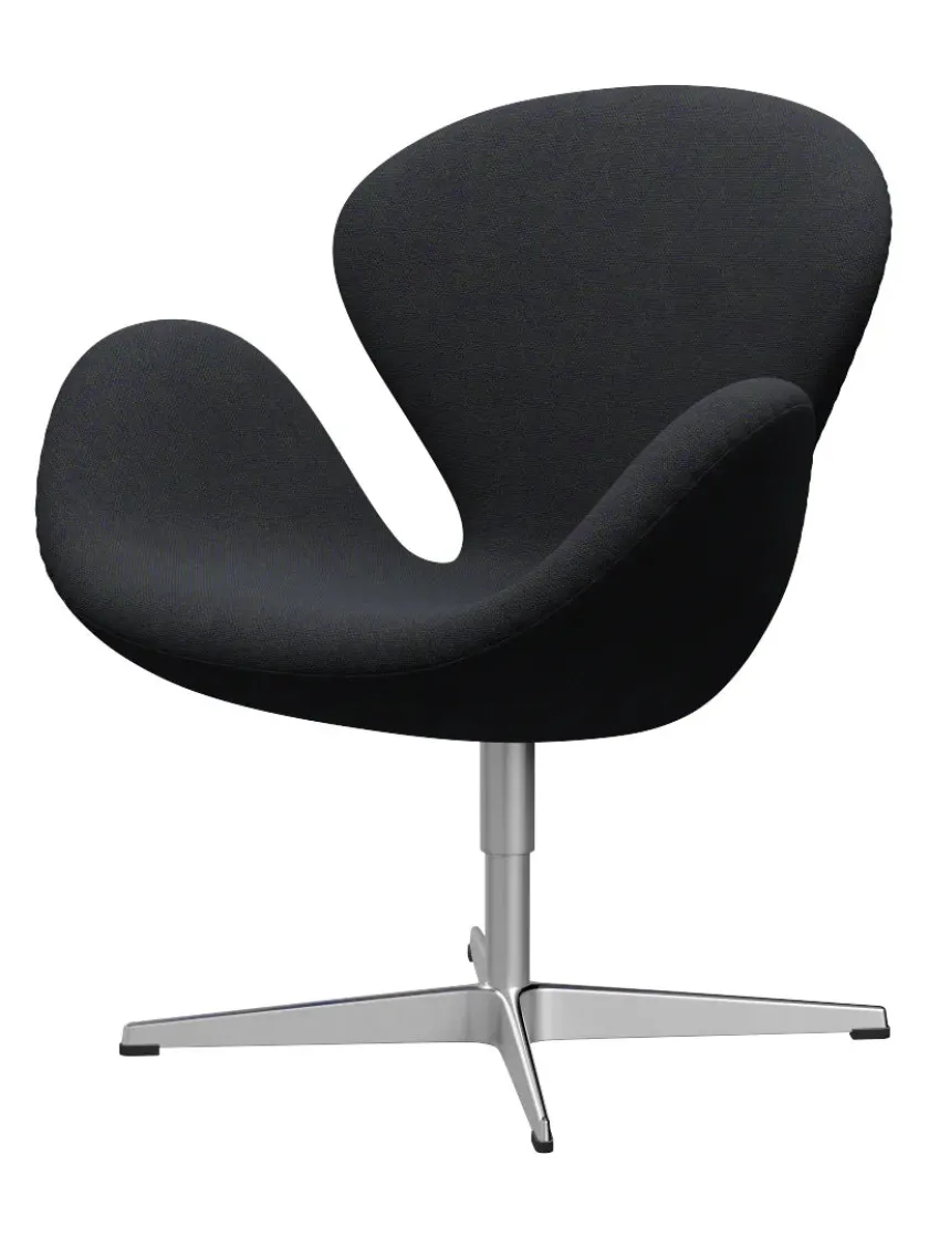 Fritz Hansen 3320 Svanen i stof (prisgruppe 1) af Arne Jacobsen> Lænestole