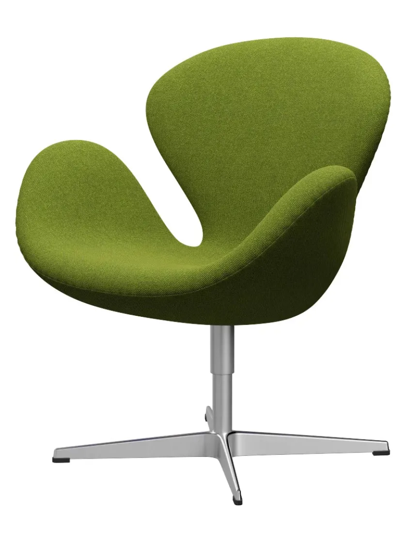 Fritz Hansen 3320 Svanen i stof (prisgruppe 1) af Arne Jacobsen> Lænestole