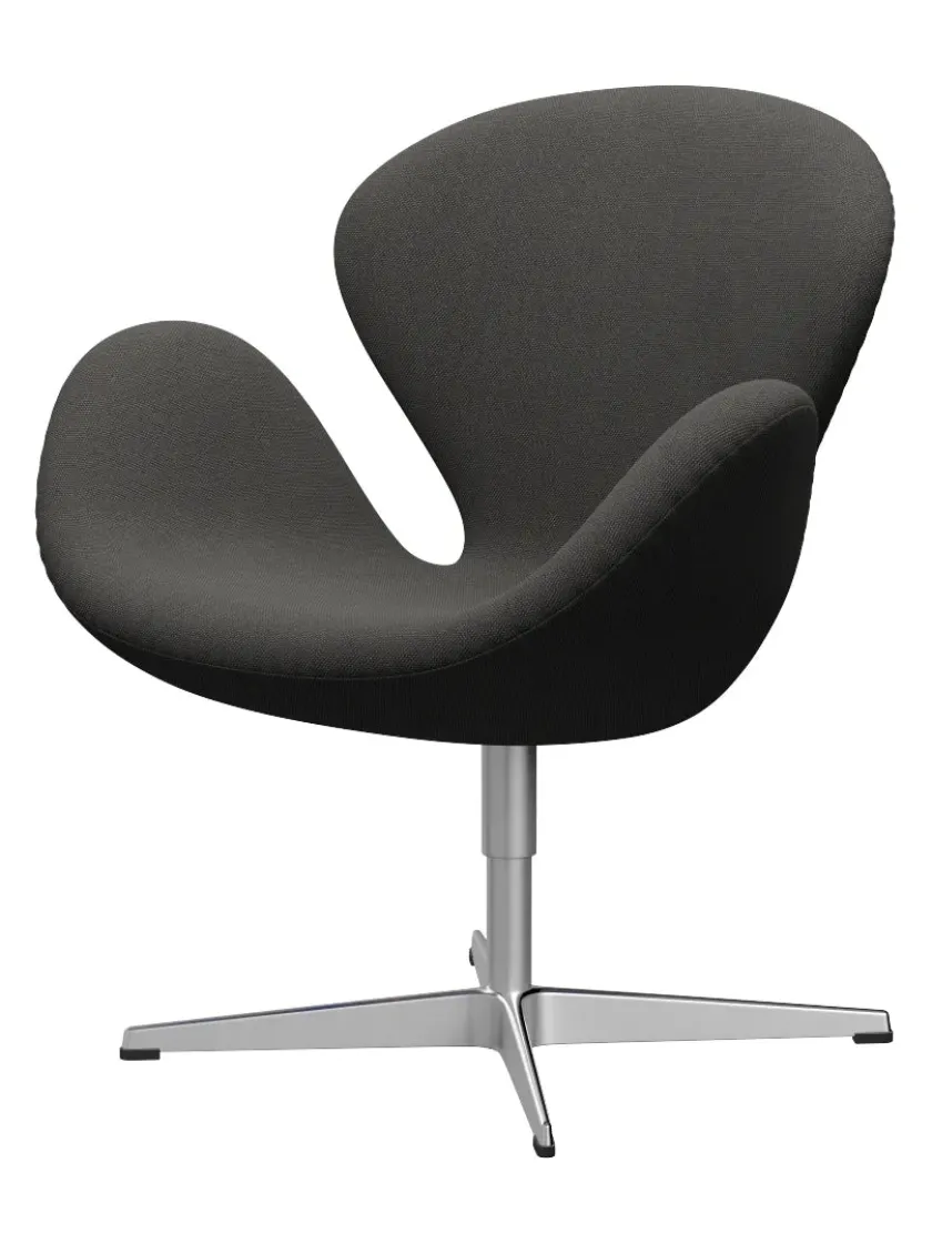 Fritz Hansen 3320 Svanen i stof (prisgruppe 1) af Arne Jacobsen> Lænestole