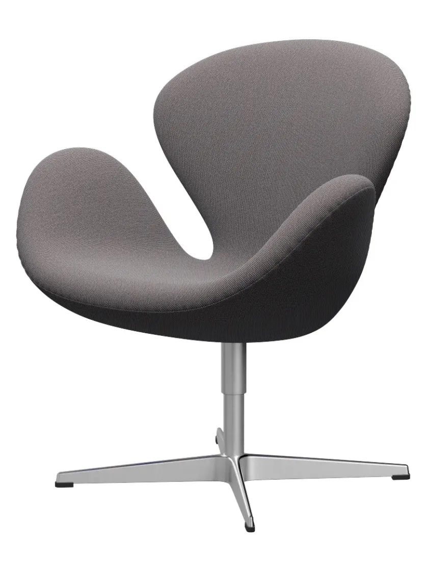 Fritz Hansen 3320 Svanen i stof (prisgruppe 1) af Arne Jacobsen> Lænestole