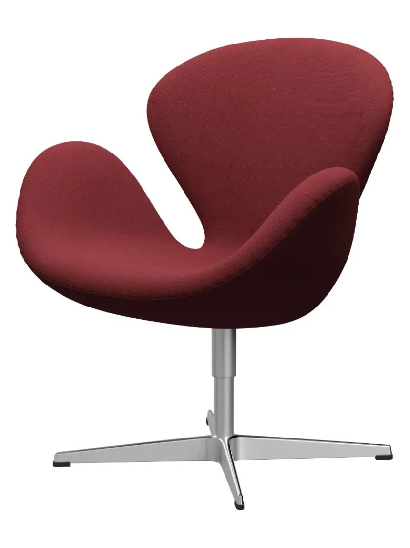 Fritz Hansen 3320 Svanen i stof (prisgruppe 1) af Arne Jacobsen> Lænestole