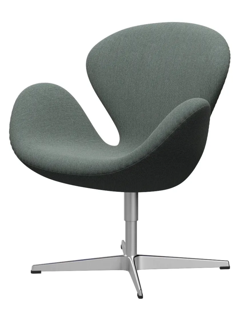 Fritz Hansen 3320 Svanen i stof (prisgruppe 1) af Arne Jacobsen> Lænestole