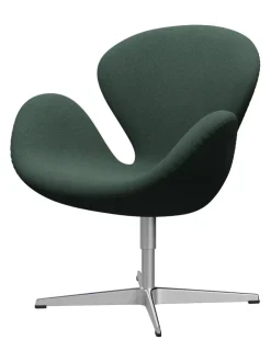 Fritz Hansen 3320 Svanen i stof (prisgruppe 1) af Arne Jacobsen><noscript><img width=