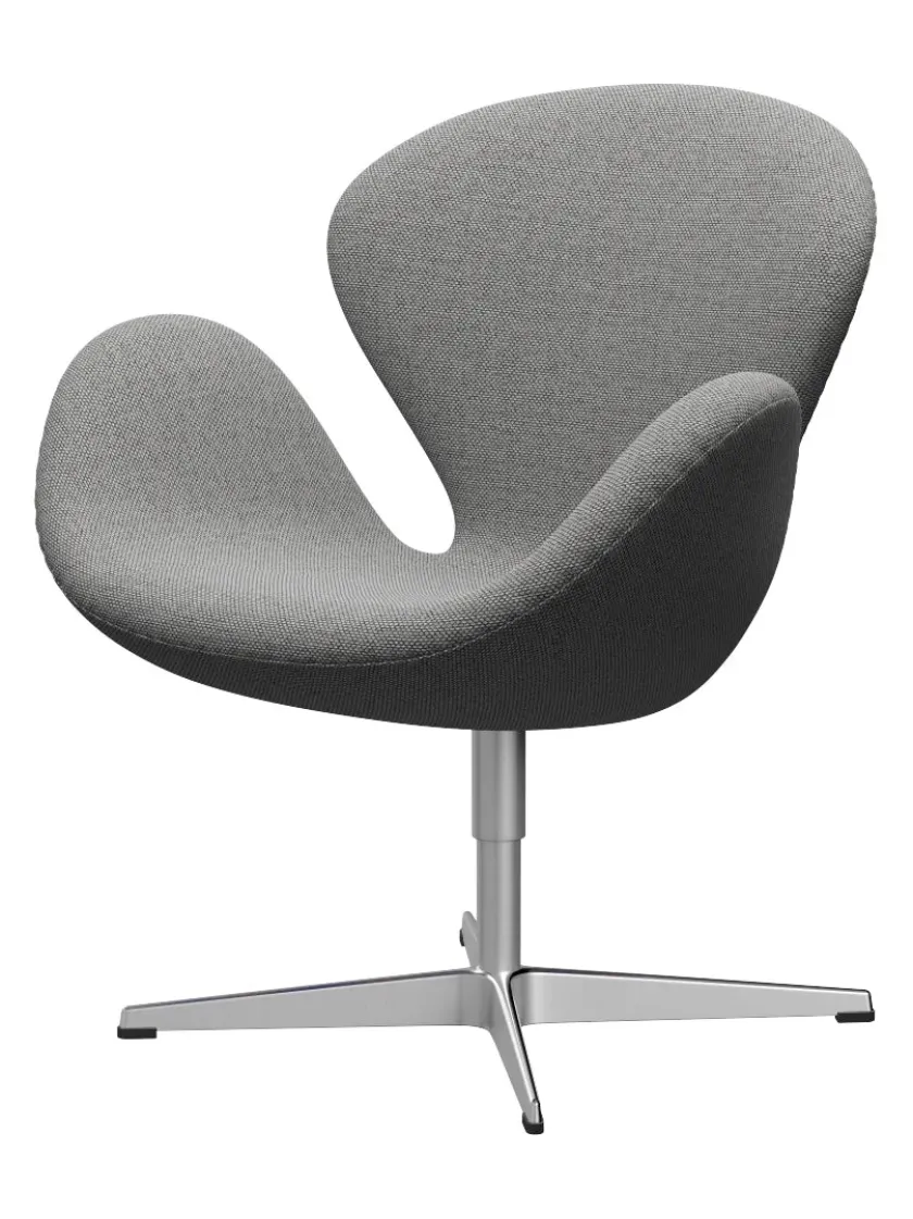 Fritz Hansen 3320 Svanen i stof (prisgruppe 1) af Arne Jacobsen> Lænestole