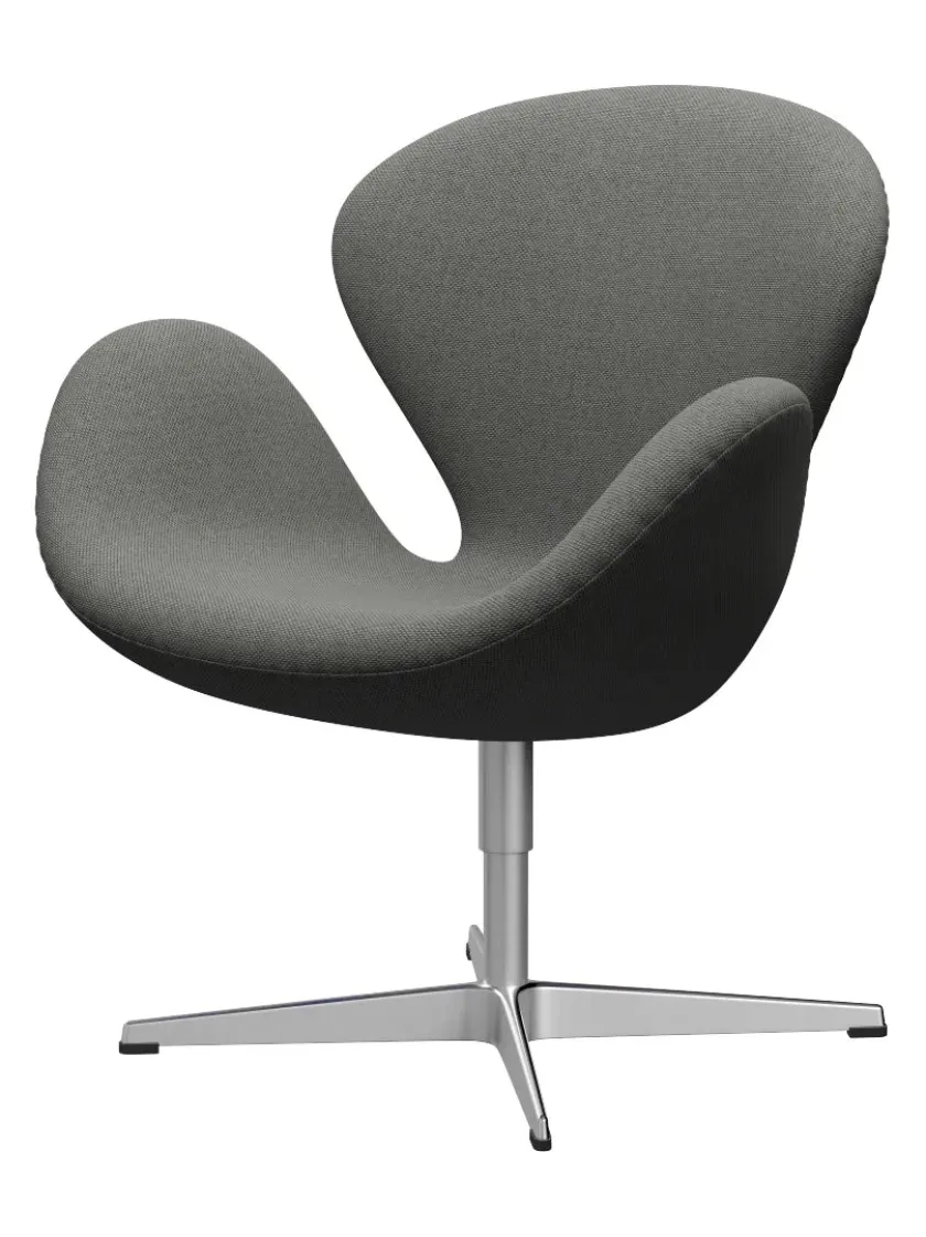 Fritz Hansen 3320 Svanen i stof (prisgruppe 1) af Arne Jacobsen> Lænestole