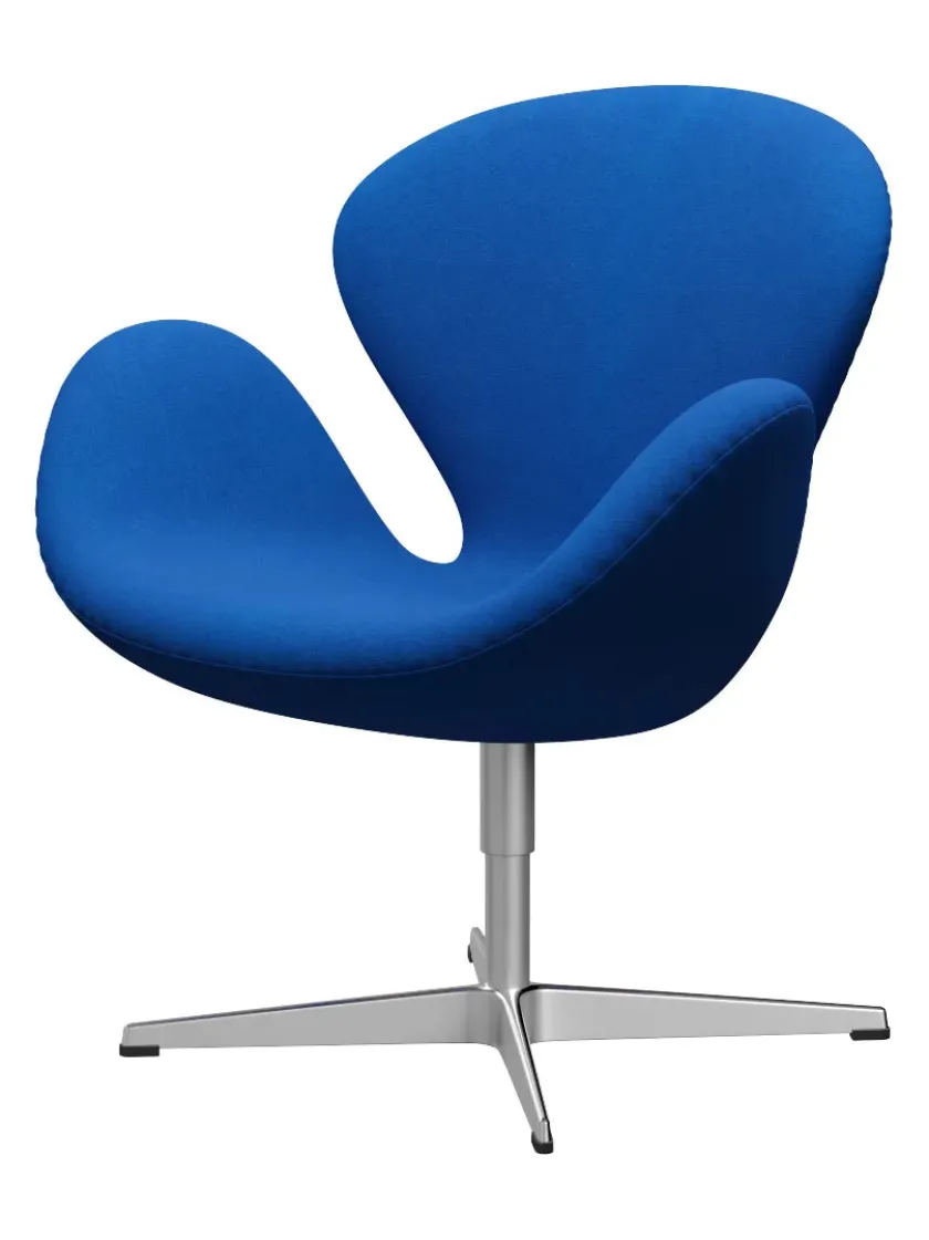 Fritz Hansen 3320 Svanen i stof (prisgruppe 1) af Arne Jacobsen> Lænestole