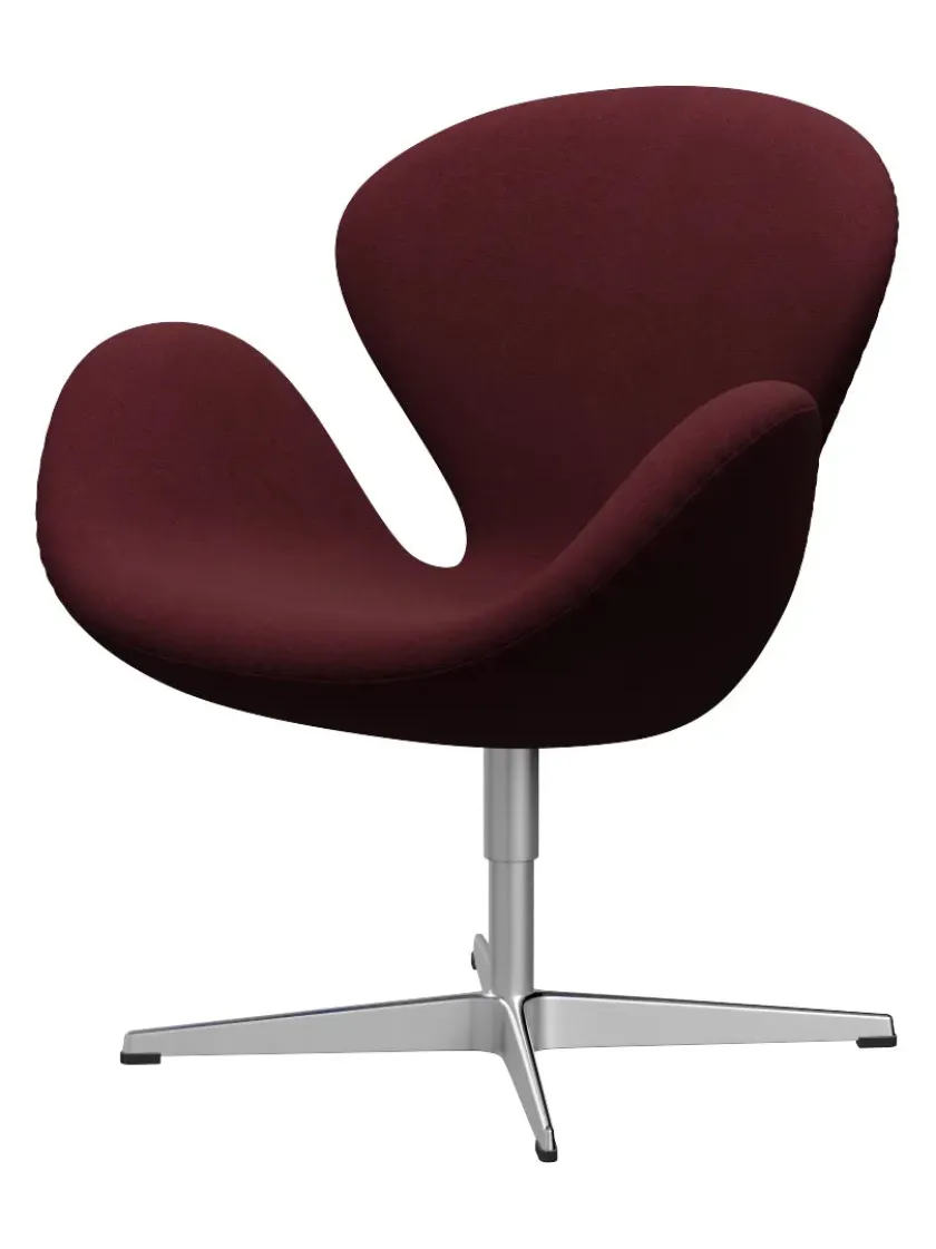 Fritz Hansen 3320 Svanen i stof (prisgruppe 1) af Arne Jacobsen> Lænestole