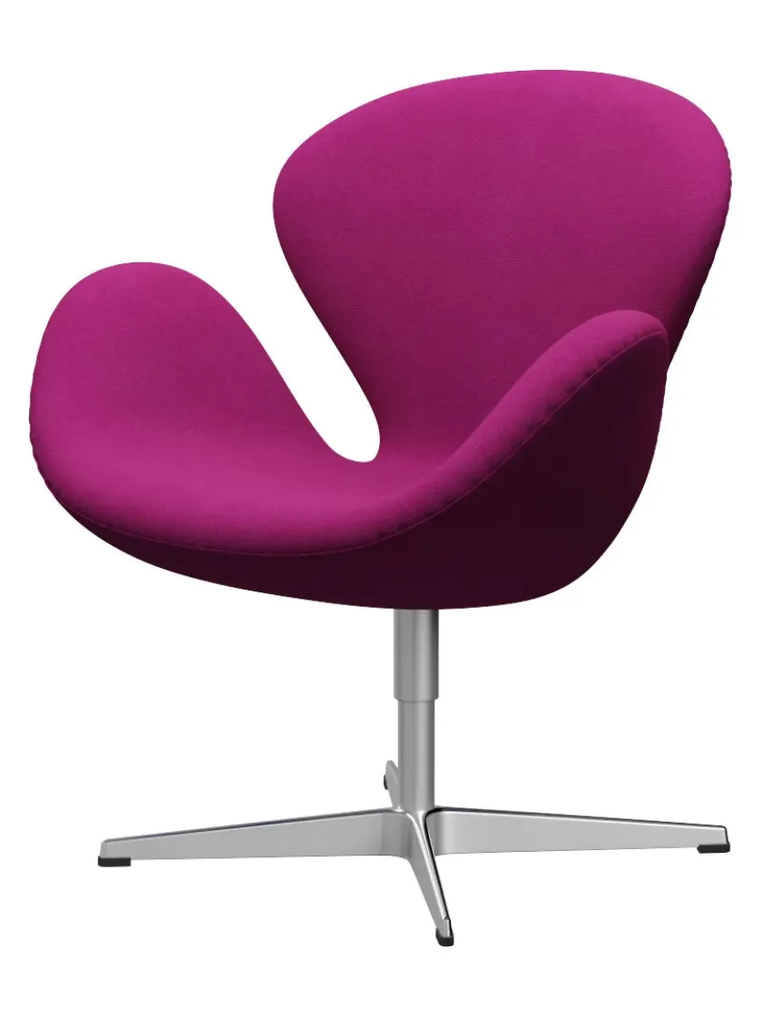 Fritz Hansen 3320 Svanen i stof (prisgruppe 1) af Arne Jacobsen> Lænestole