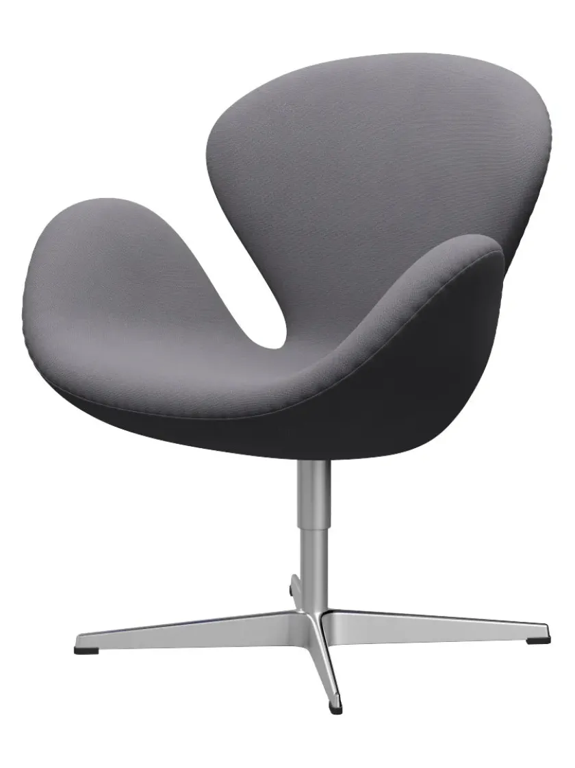 Fritz Hansen 3320 Svanen i stof (prisgruppe 1) af Arne Jacobsen> Lænestole