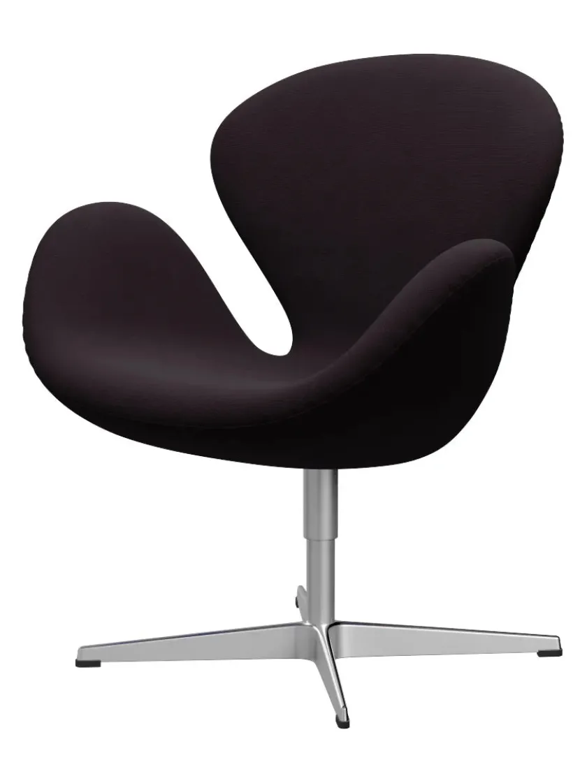 Fritz Hansen 3320 Svanen i stof (prisgruppe 1) af Arne Jacobsen> Lænestole