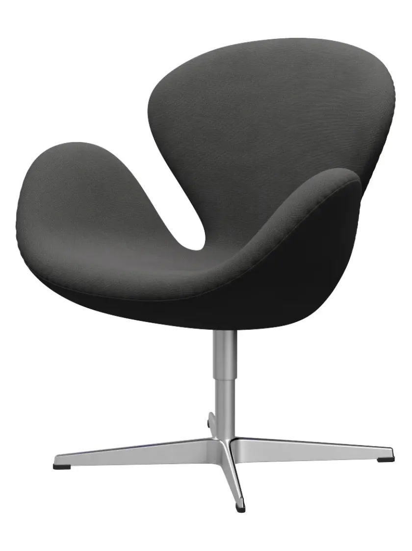Fritz Hansen 3320 Svanen i stof (prisgruppe 1) af Arne Jacobsen> Lænestole