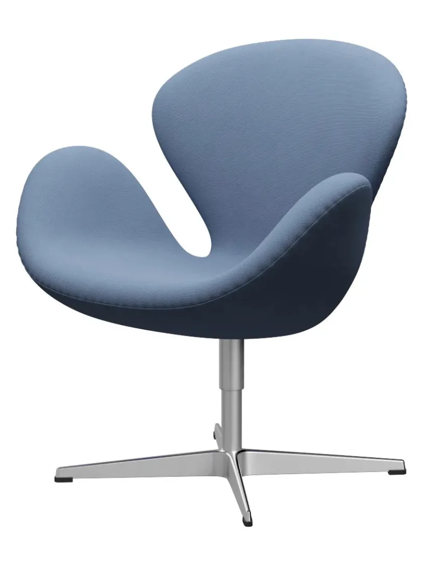 Fritz Hansen 3320 Svanen i stof (prisgruppe 1) af Arne Jacobsen> Lænestole