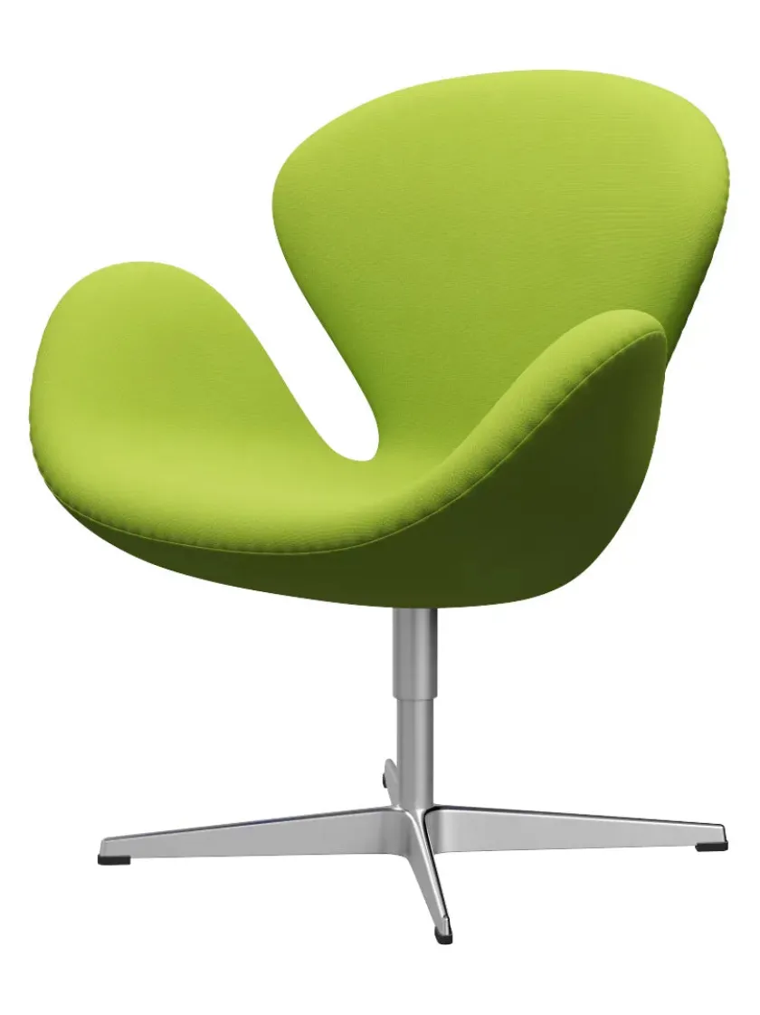 Fritz Hansen 3320 Svanen i stof (prisgruppe 1) af Arne Jacobsen> Lænestole
