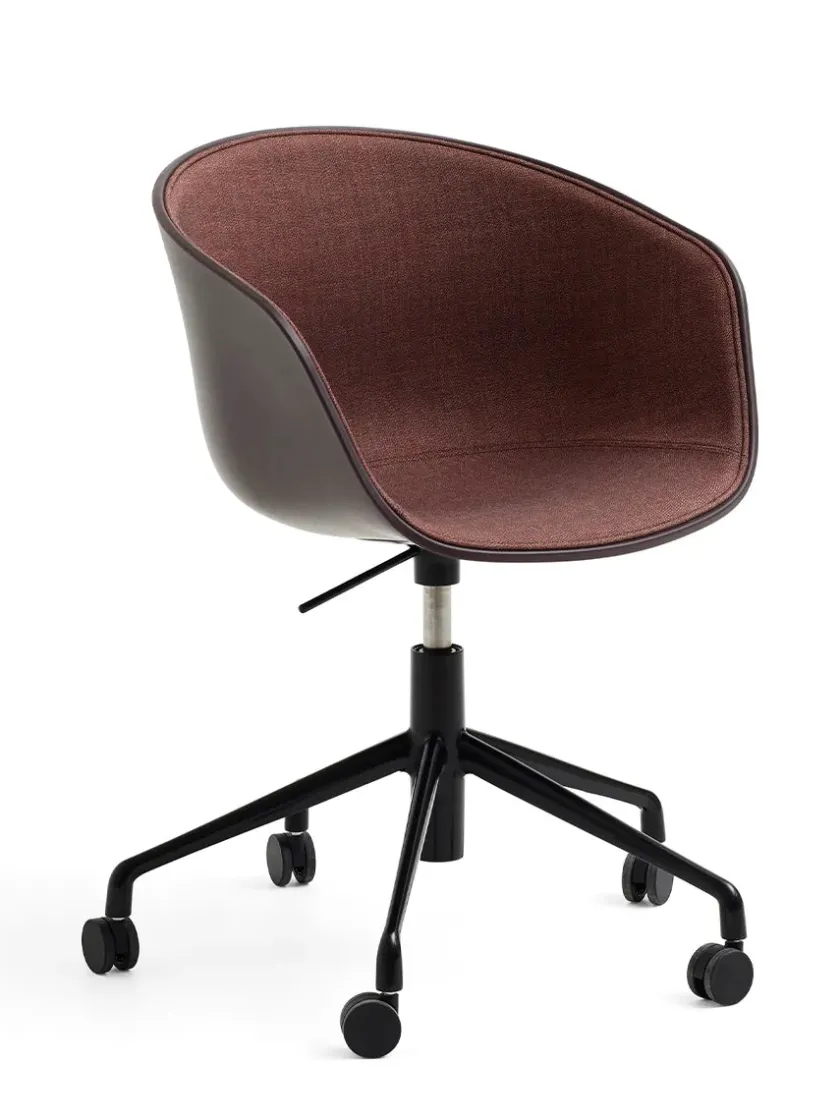 HAY About a Chair AAC52 Forsidepolstret, hvid skal fra> Kontorstole