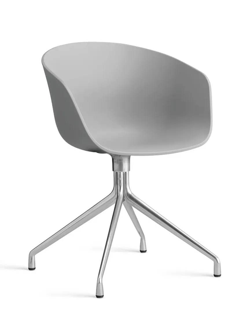 HAY About a Chair AAC52 Forsidepolstret, hvid skal fra> Kontorstole