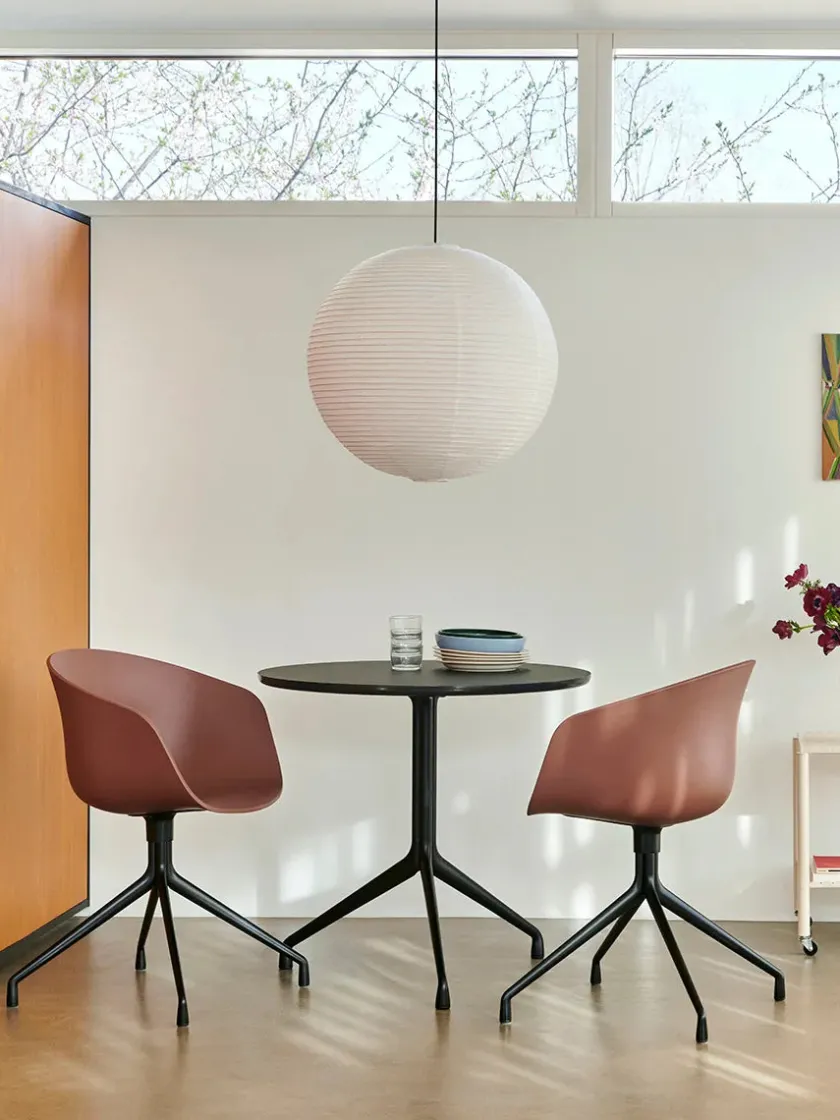 HAY About a Chair AAC52 Forsidepolstret, hvid skal fra> Kontorstole