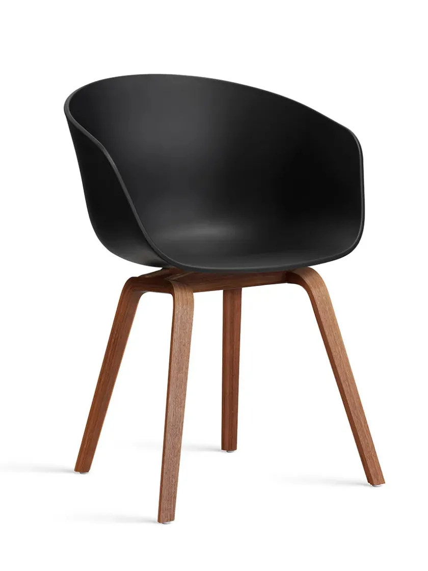 HAY About a Chair AAC22 forsidepolstret, hvid skal fra> Spisebordsstole