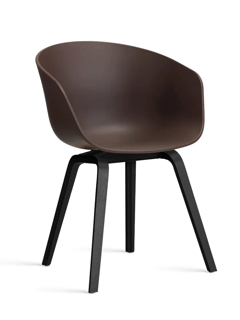 HAY About a Chair AAC22 forsidepolstret, hvid skal fra> Spisebordsstole