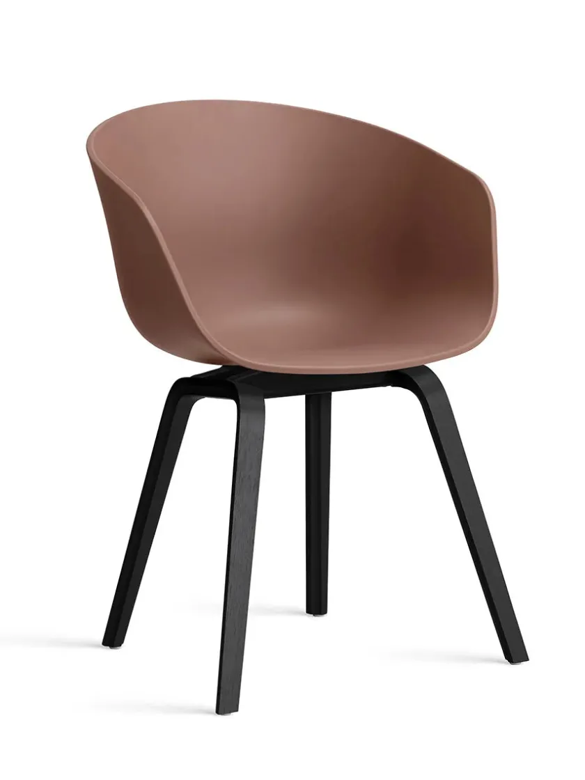 HAY About a Chair AAC22 forsidepolstret, hvid skal fra> Spisebordsstole