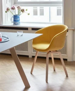HAY About a Chair AAC22 forsidepolstret, hvid skal fra><noscript><img width=