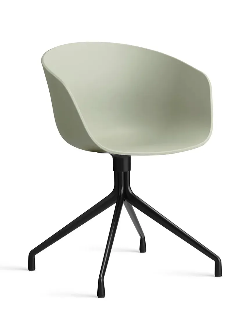 HAY About a Chair AAC52 Forsidepolstret, sort skal fra> Kontorstole