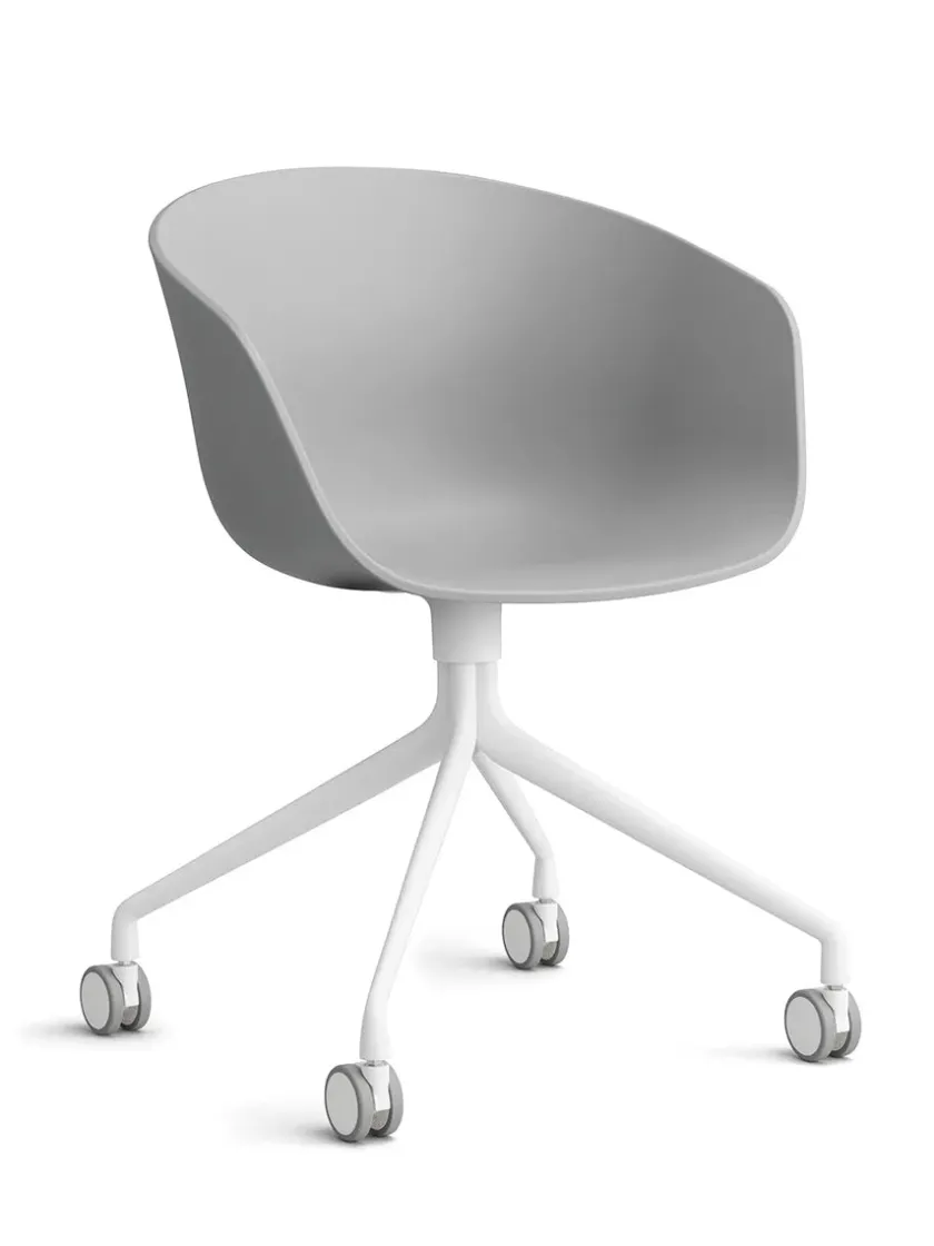 HAY About a Chair AAC52 Forsidepolstret, sort skal fra> Kontorstole